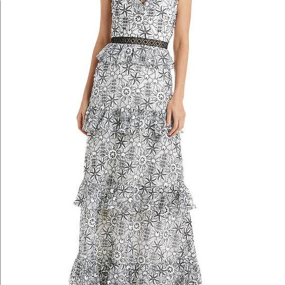 COLETTE RUFFLE GOWN BY ML MONIQUE LHUILLIER NWT - Picture 5 of 6